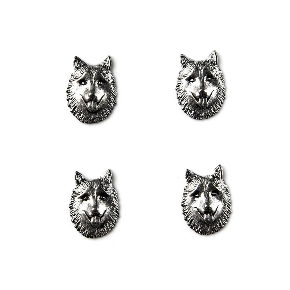 Husky Tuxedo Shirt Studs